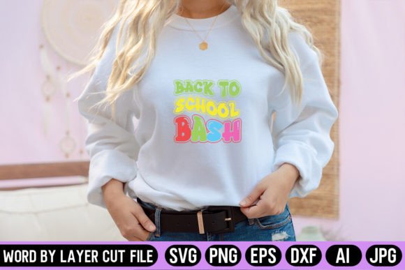 Back to School Bash Retro Design