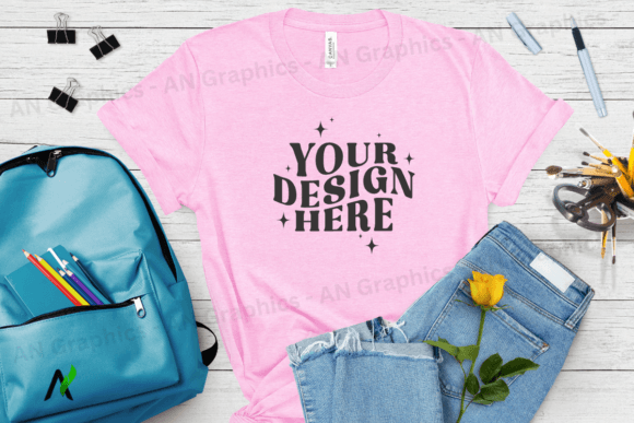 Back to School Bella Canvas Mockup: A Designer’s Essential Tool for Creating Professional T-Shirt Designs