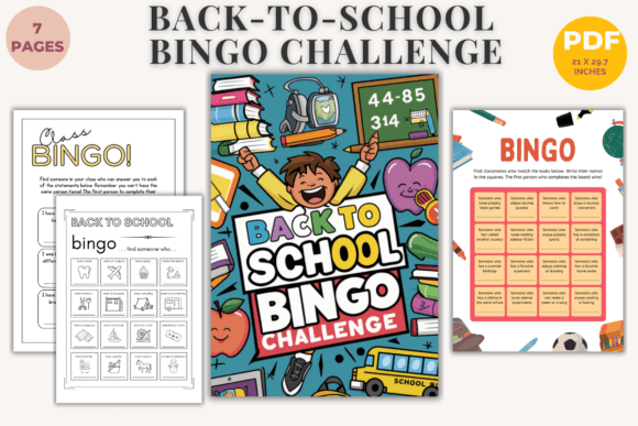 🎉 Back to School Bingo Challenge: A Fun Way to Connect with Classmates
