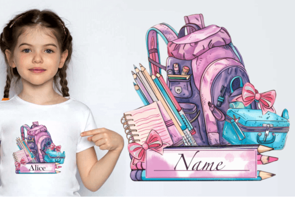 Back to School, for a Girl Sublimation: A Bright and Beautiful Choice