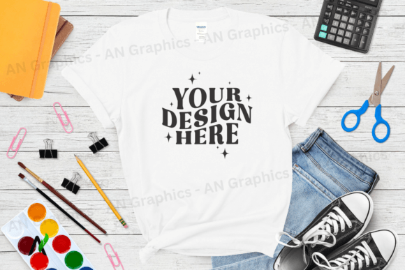 Back to School Gildan 5000 Mockup - 0139: A Versatile Tool for Modern Designers