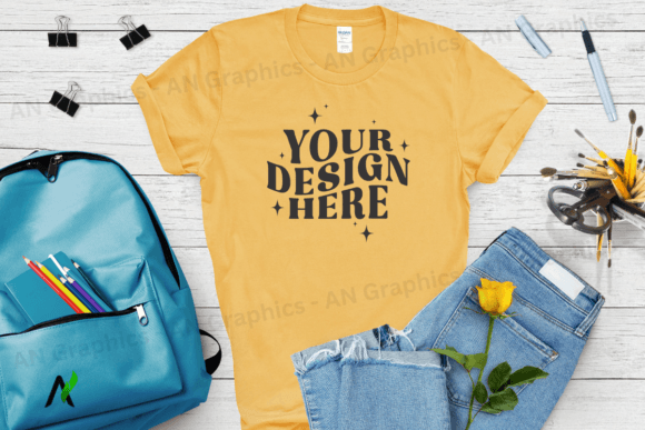 Back to School Gildan 5000 Mockup - 0210: A Versatile Design Tool