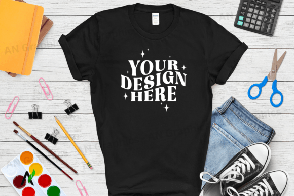 Back To School Gildan 5000 Mockup - 0219: A Versatile Tool for Designers