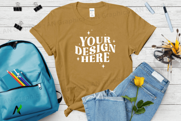 Back to School Gildan 5000 Mockup - 049