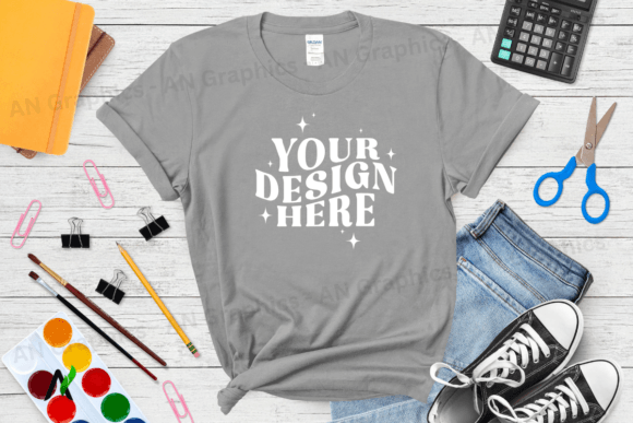 Back to School Gildan 5000 Mockup - 096: A Versatile Tool for Designers and Creators