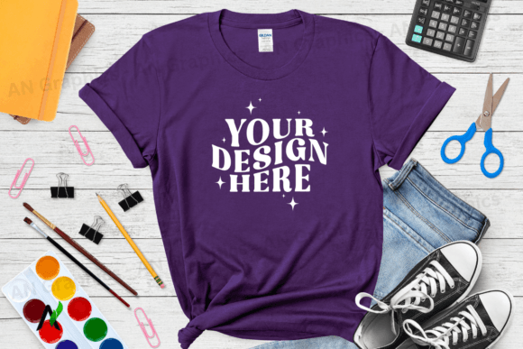 Back to School Gildan 64000 Mockup 0114: Elevating Your T-Shirt Design Game