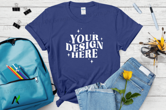 Back to School Gildan 64000 Mockup - 047