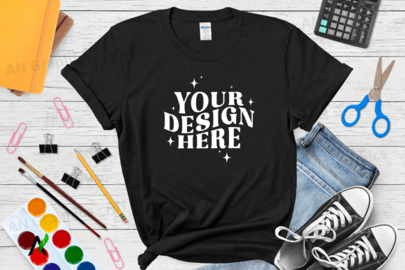 Back to School Gildan 64000 Mockup - 066: A Versatile Tool for Designers