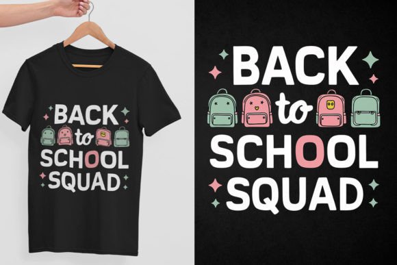 Back to School Squad T-Shirt Design: A Versatile Craft Resource