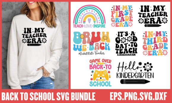 Back to School SVG Bundle Teacher Svg