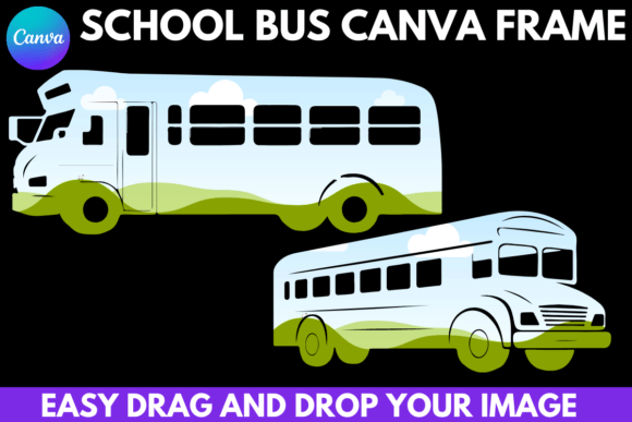 Designing Back-to-School Essentials with School Bus Canva Frame