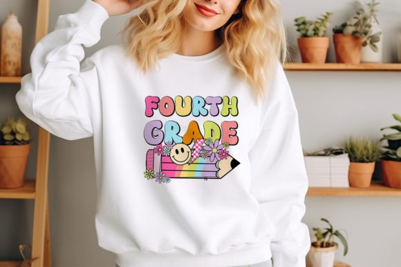 Fourth Grade Back to School Colorful Design