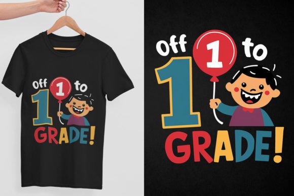Off to 1 Grade Back to School T-Shirt: A Creative Resource for Crafting Enthusiasts