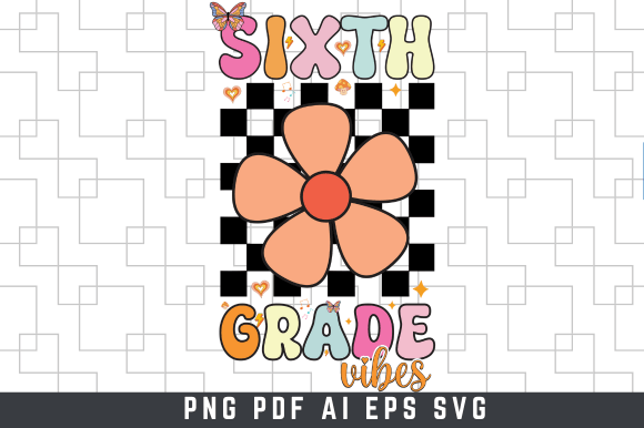 Seventh Grade Vibes - Back to School SVG